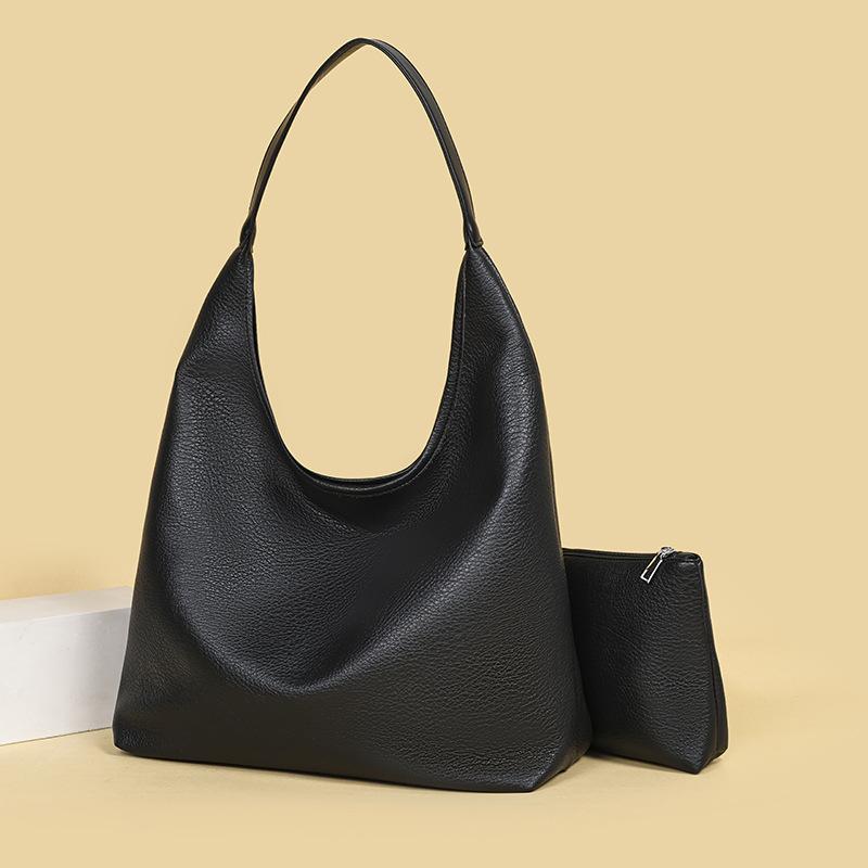 Einfache, große, modische und Retro-Beuteltasche für stilvolles Pendeln und Büro, Elegante Umhängetasche