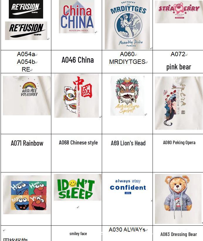 200g Pure Cotton Unisex Crew Neck Short Sleeve Solid Color Trendy T-Shirt