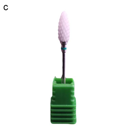 Ceramic Grinding Head Nail Art Drill Bit Polish Cuticle Manicure Machine Cutter