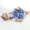 Real 22" Life Reborn Dolls Soft Silicone Vinyl Handmade Realistic Newborn Doll