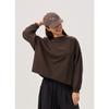 Budhi Mudra Bm Logo Sweat Top Coffee Bean B63003aos91