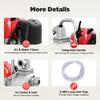 2-Stroke Portable Water Pump, 43cc Gasoline Engine Water Transfer Pump, 1.7HP  Manual Start Portable Pump for Farm Irrigation
