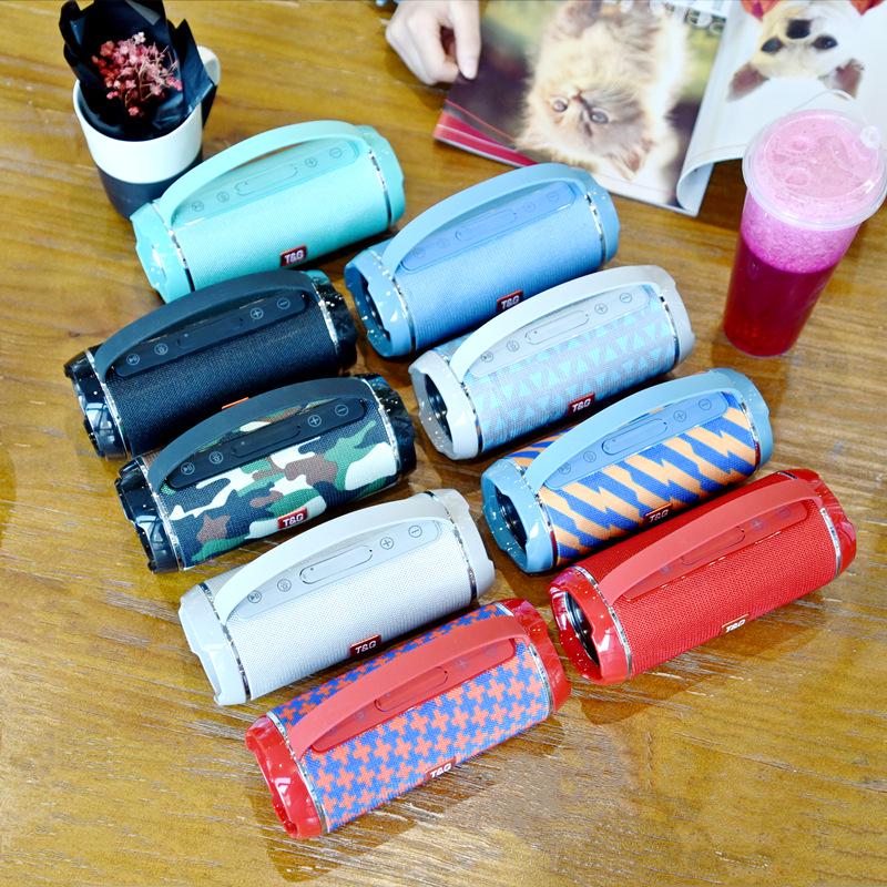TG116C Portable Fabric Bluetooth Speaker with Subwoofer & Card Slot