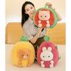 Animal Plush Fruit Toy Fashion Comfort Watermelon Pig Pineapple Bear Gift Doll