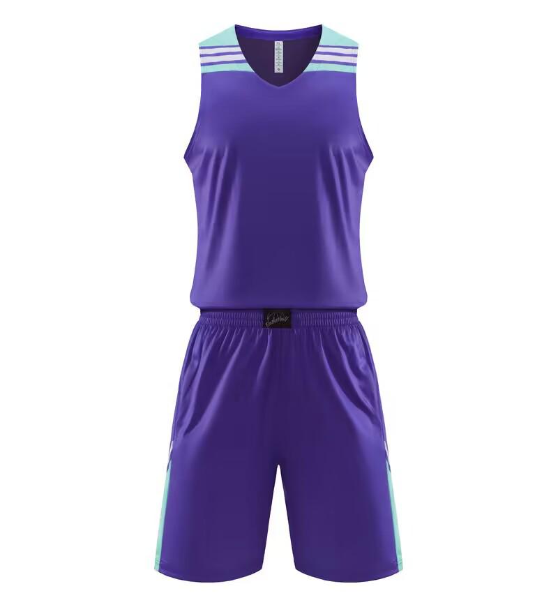 Cross-border Teen & Adult Basketball Jersey Set for Training and Competitions