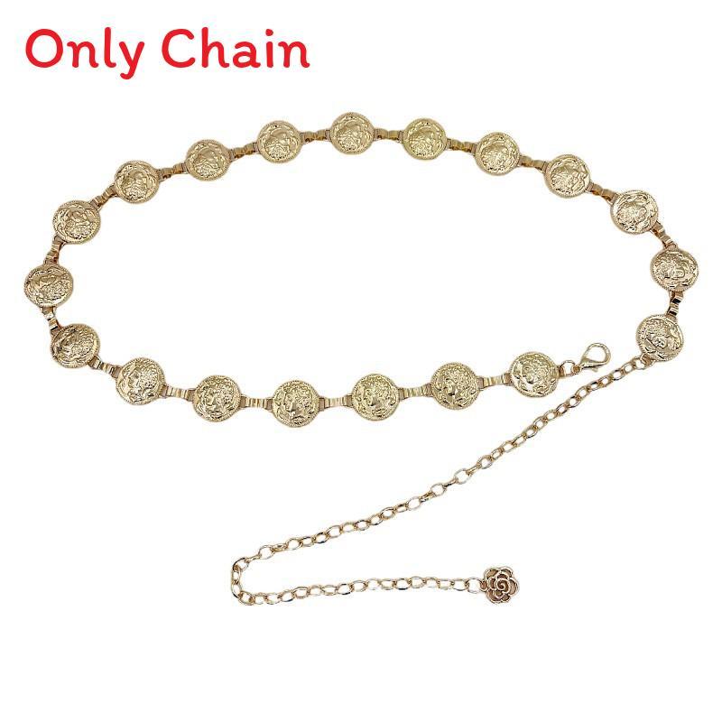 Elegant Metal Waist Chain For Women With Water Diamond Embellishments For Summer Fashion