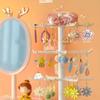 Rotating Necklace Shelf Detachable Jewelry Display Rack Rings Home Rack Earring Holder Stand