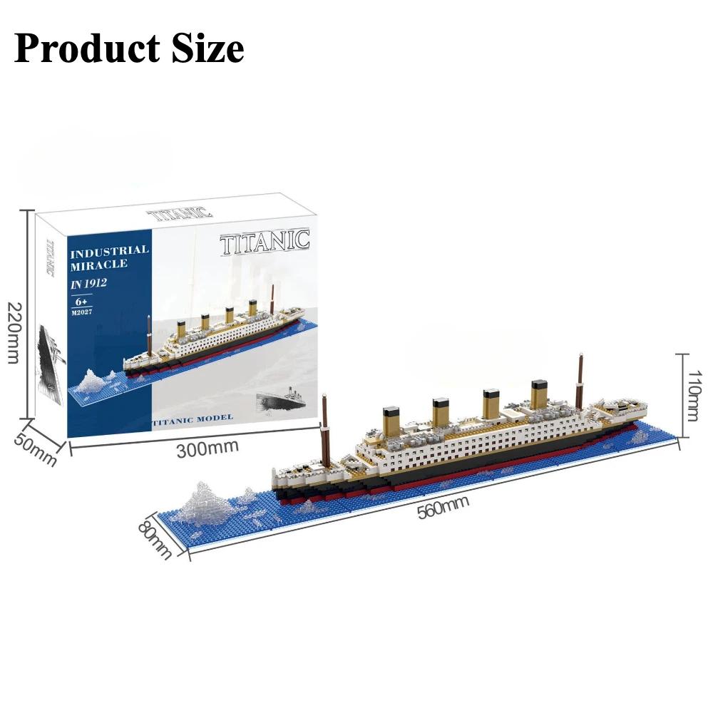 Haute Qualité 3D Haute Qualité Créatif Haute Qualité Film Haute Qualité Titanic Haute Qualité Bateau Kit de construction Haute Qualité Bâtiment Haute Qualité
