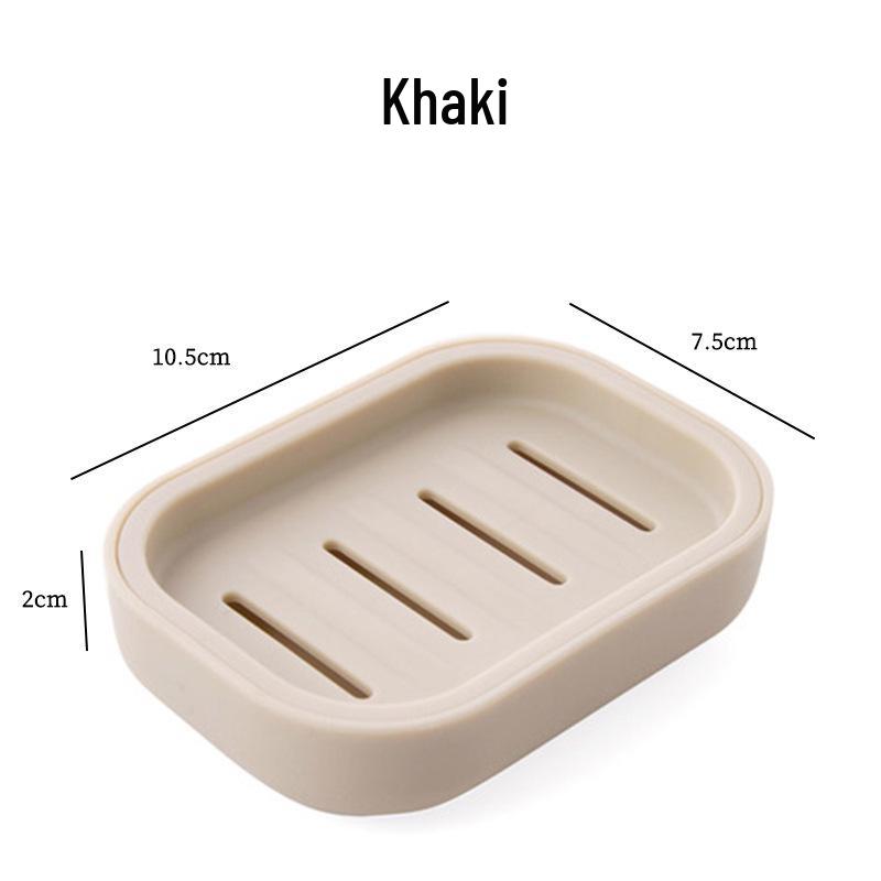 Travel-Friendly Double-Layer Soap Dish with Drainage