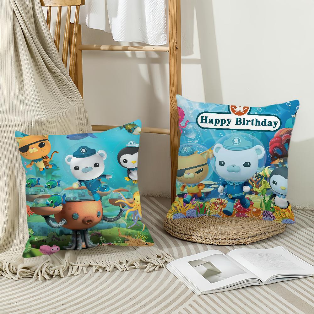 Cartoon O-Octonauts Pillow Case Office Cushions Suitable For Sofa Car Bedroom Decorative Cushion Cover