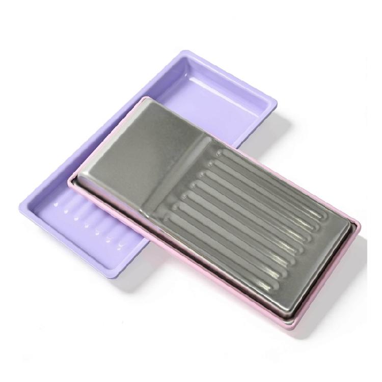 Industrial Strength Nail Technician Tray Thickened Stainless Steel For Salon Tools Disinfects And Efficient Storage