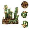 Bamboo Statue Desktop Ornament Sculpture Creative Art Decoration Collectible for Office Desk