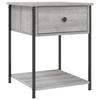 VidaXL Bedside Tables 2 Pcs Sonoma Grey 44x45x58 Cm Engineered Wood 825850