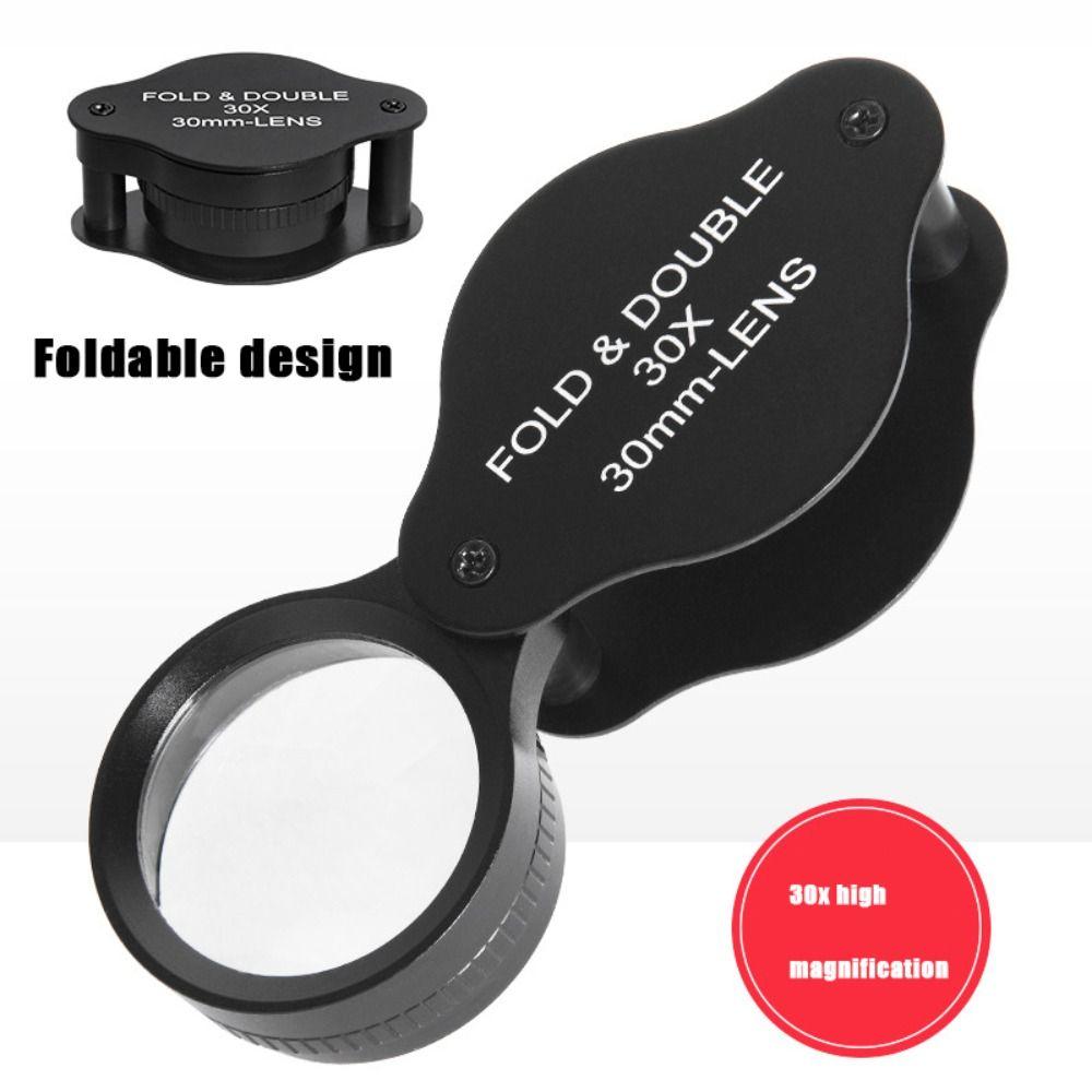 Convenient Storage Jewelry Loupe Portable Handheld Reading Magnifier  Kids