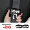 Car Seat Belt Buckle Plug Leather Car Seat Belt Clip Protective Covers For uhf9 Grand Cherokee Wrangler JK Renegade Gladiator rf3