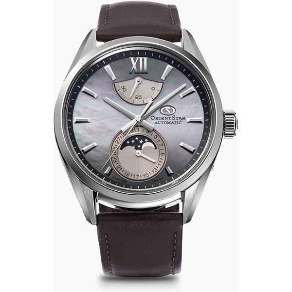 Orient RK-AY0201A (עכשווי M34 F7 Mechanical Moon Phase מתכת גברים מוגבלת) שעון עגול