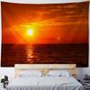 Oceano, Alba, Tramonto, Paesaggio a Telaio, Grande Appeso da Parete, Decorazione da Parete Hippie, Tessuto di Sfondo, Decorazione Artistica per la Casa
