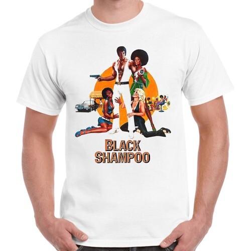 Black Shampoo 70s Movie Action Film Poster Retro T Shirt 1352 Unisex T-Shirt XL