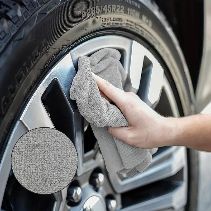Multi-functional cleaning and water-absorbing gray cloth, kitchen household dish washing sponge, car microfiber cleaning cloth
