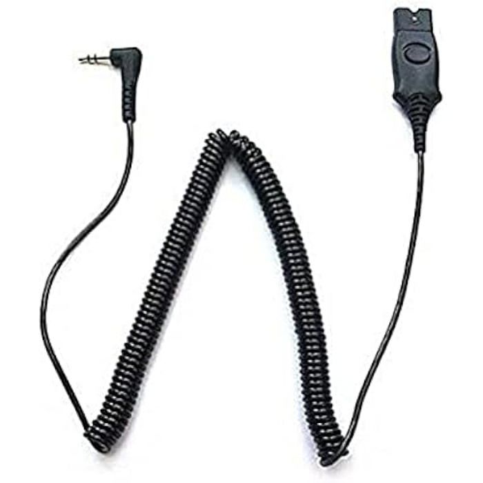 Černý USB kabel - Plantronics 38324-01 - Kompatibilní s Alcatel Enterprise