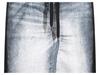 Spring-Summer Distressed Denim Patch Hoodie Long Skirt for Women