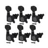 FLEOR Set of 6R Sealed Guitar Machine Heads Tuners Tuning Pegs Keys Small Button for Right Handed Guitar