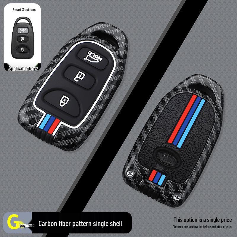 Fits Kia Forte 07/11/12, Carens, Cerato, Sportage Key Remote Metal Shell.