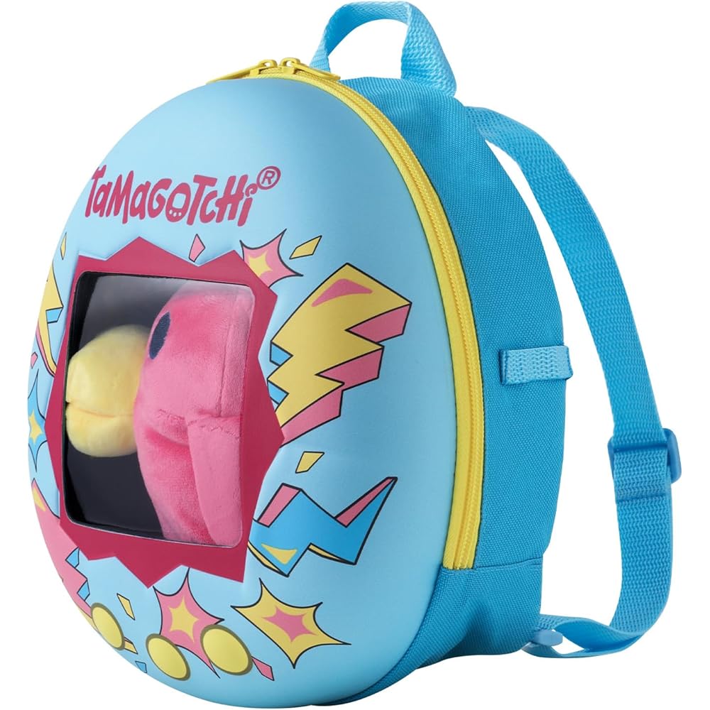 BANDAI Tamagotchi Kurutto Plush Toy Backpack Set Hasizocchi with Accessories