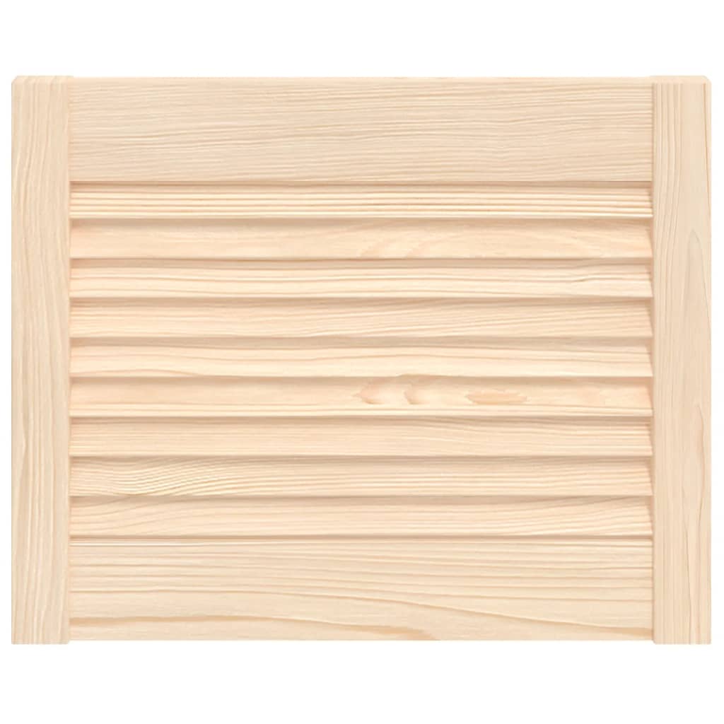 Slatted Design Cabinet Door 39.5 X 49.4 Cm Solid Pine Wood