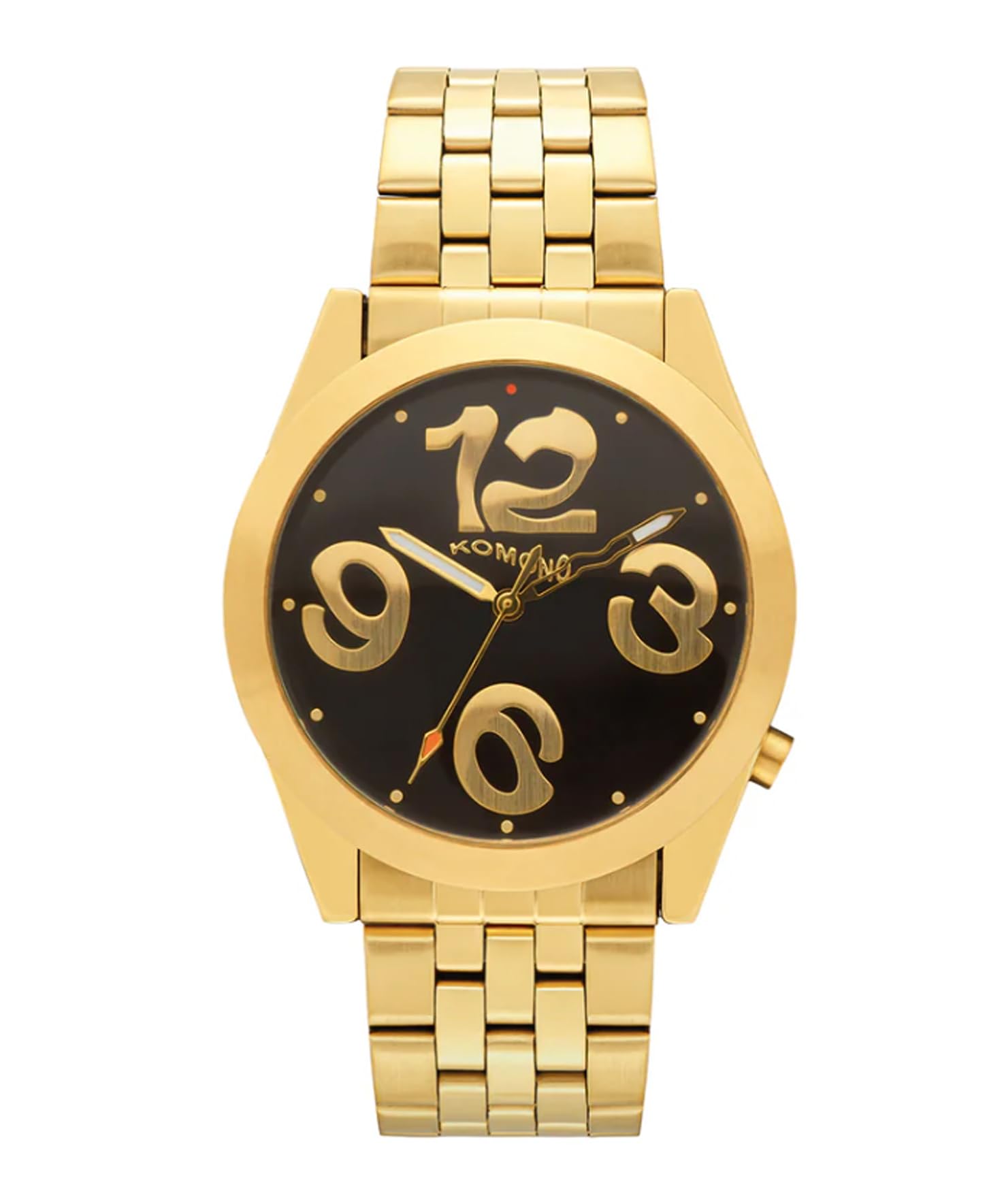 

Authorized Dealer Komono Wristwatch RAY Liquid Estate Gold Black [KOMONO] Men s KOM-W4350
