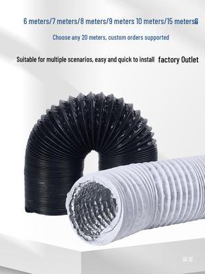 Double-Layer Aluminum Foil Flexible Exhaust Hose for Air Systems