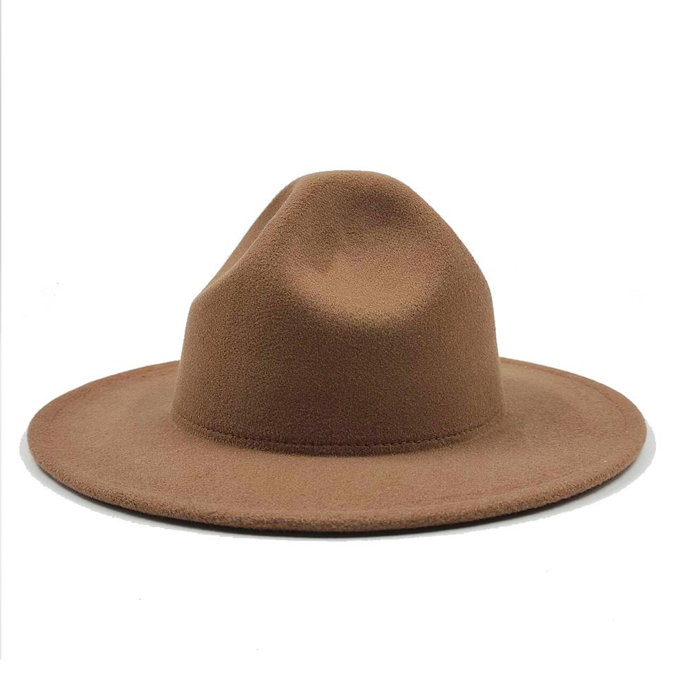 

2024 Ranger Hat High Top Fedora Hat For Men Women British Vintage Style Hat Belt Accessory Jazz Party Stage Big Brimmed Hat 56-58cm
