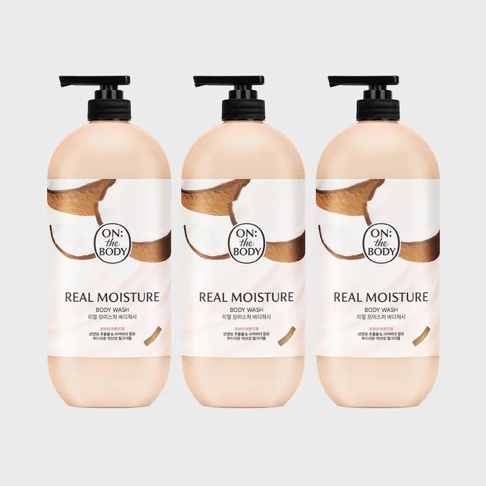 On the Body_On the Body Real Moisture Almond Body Wash 900g X 3