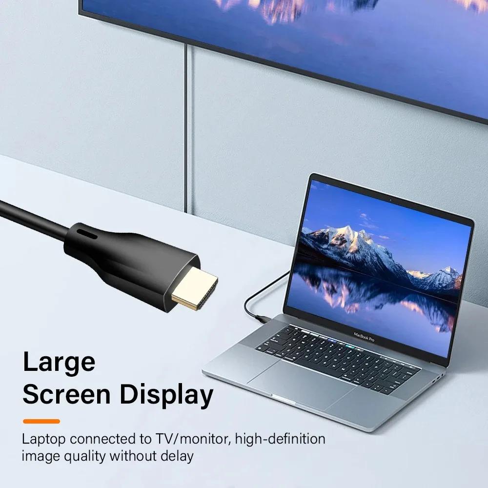 KEBIDUMEI 8K Ultra HD HDMI 2.1 Cable 48Gbps HDMI-compatible To HDMI Vedio Cable HDR10+ 8K 60Hz Dolby EARC 3D HDCP for PC TV Box