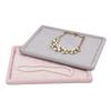 Jewelry Tray Show Stand Shop Organizer Velvet Solid Color Jewelry Display Tray Necklace Glasses Watch Display Props