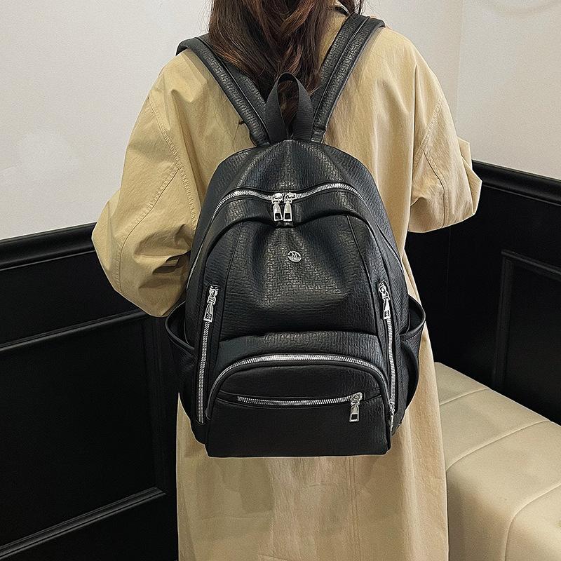 New Korean style, casual backpack, women's multi-functional travel backpack, simple travel commuter bag