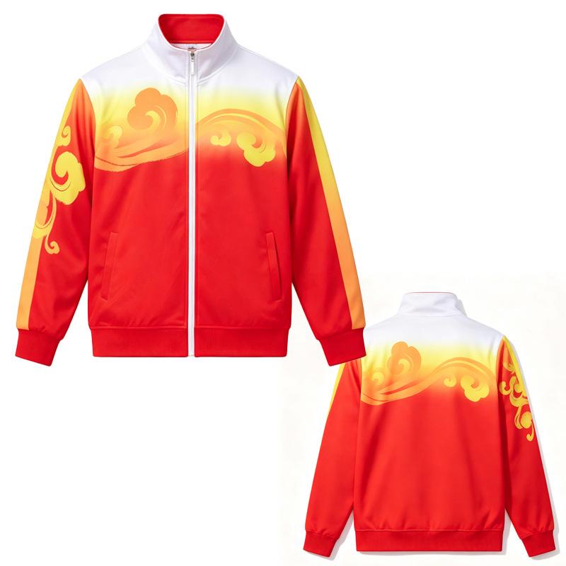 Unisex Spring & Autumn Long-Sleeved Fitness & Dance Three-Piece Sports Suit Set