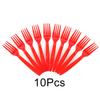 10Pcs/Set Disposable Tableware Set Spoon Fork Happy New Year Merry Christmas Party Supplies Paper Plates X-mas Party Decorations