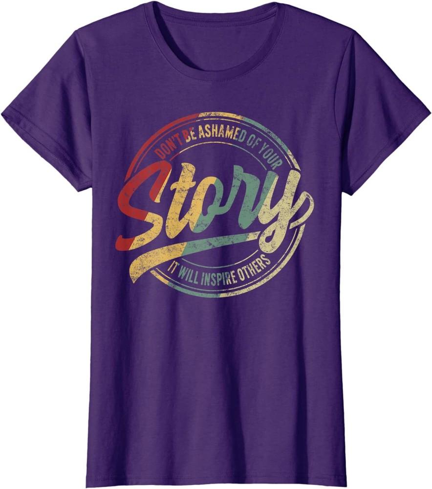 Восстановление Трезвость Ваша История Вдохновит Алкоголизм Женская Футболка с Круглым Вырезом Унисекс Футболка S