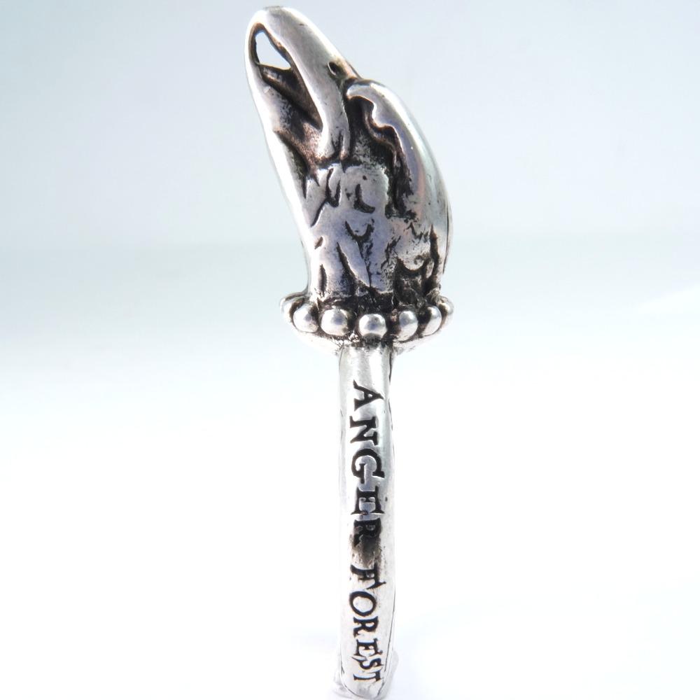GUCCI ANGER FOREST Ring Silver Silver #7.0(US Size) 12.8g unisex Used