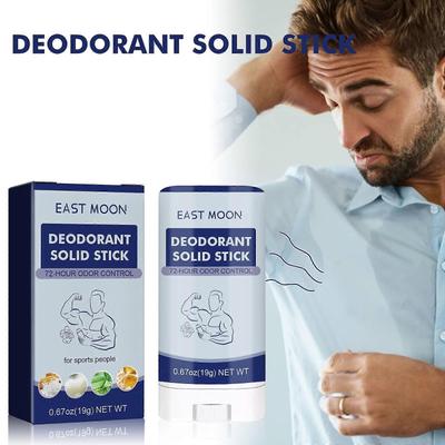 East Moon Männer-Behandlungsstick Gegen Achselgeruch Reinigung Achseln Trocken Langanhaltender Duft Tragbarer Deodorantstick