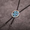 Country Embossed Bolo Tie Unisex Shirt Neck Tie Adult Rodeos Rope Tie Necklace