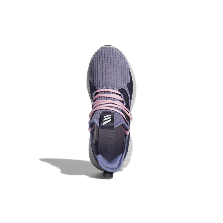 Adidas Alphabounce Instinct Slip Resistant And Breathable Low top Running Shoes Women's Purple Black D97288