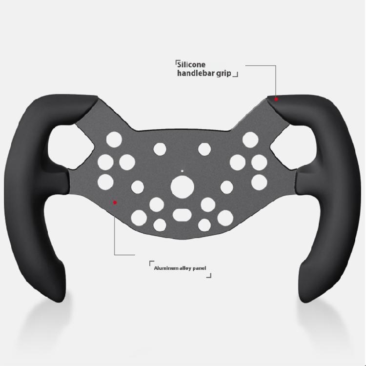 Ergonomic Racing Wheel Replacement Aluminum Frame Enhanced Grip Texture Easy To Use for Simulation Gaming Controllers