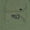 Vans Venkovní Všestranná Pracovní Bunda s Kapucí a Mnoha Kapsami Pánské bundy Armádně zelená VN000GQEAMB