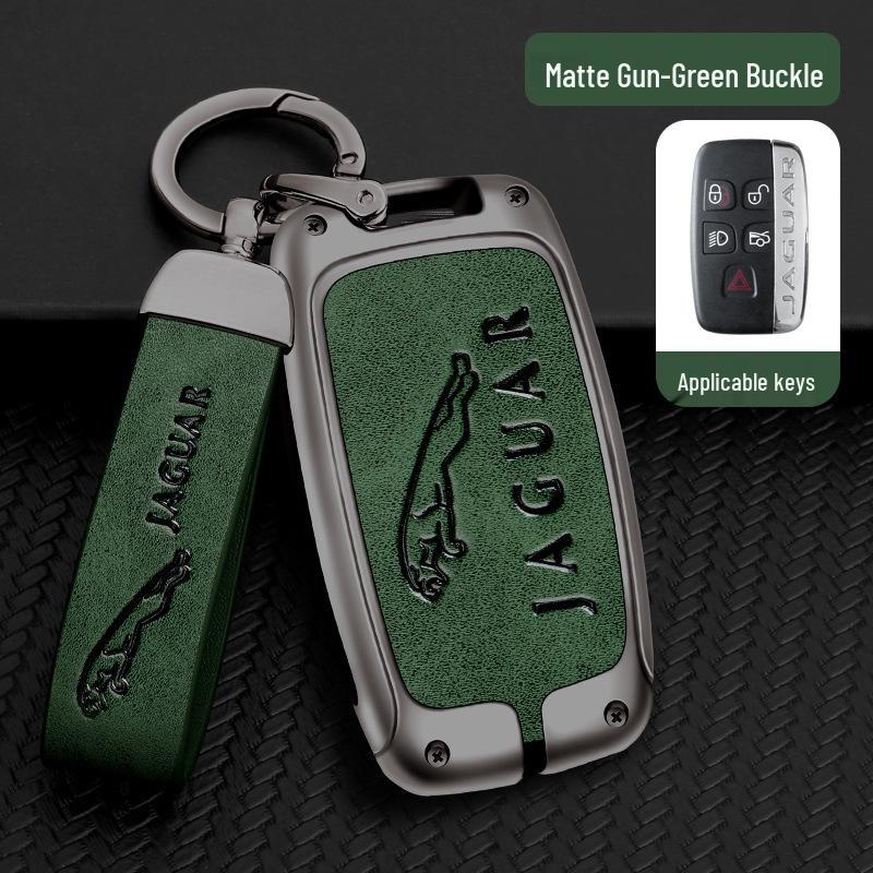 Metal Key Cover for 2024 Jaguar F-PACE, XFL, XEL, XJ/XE Remote
