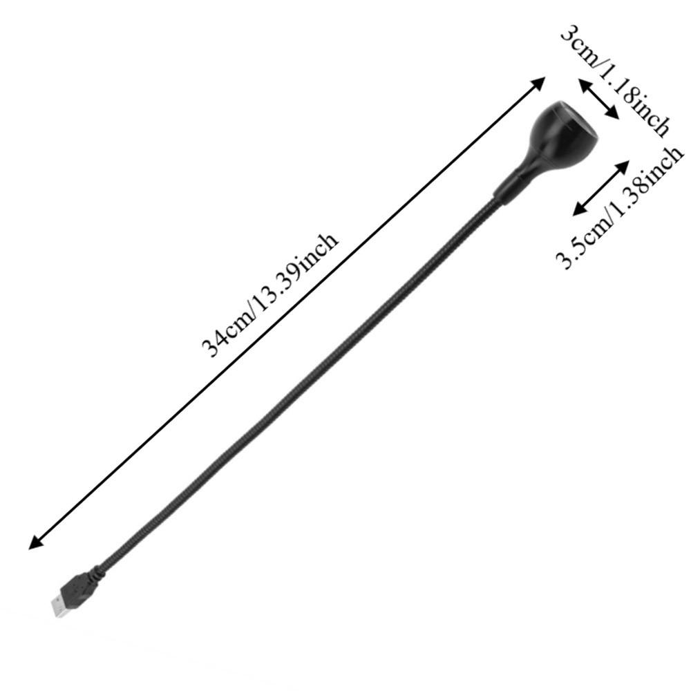 5V Desk Lamp Flexible Gooseneck Reading Light Portable USB Lamp  Bedroom