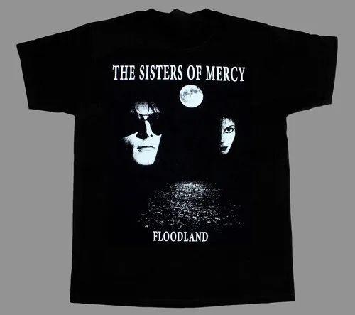 Harajuku T Shirts The Sisters Of Mercy Tshirt Black Cotton Unisexs And Unisexs Same Print Cotton Retro Casual Top Graphic