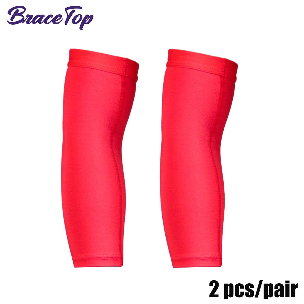 Breathable Arm Support Sleeve Sun UV Protection Basketball Running Fitness Armguards Sports Compress Elbow Pads for Men Women