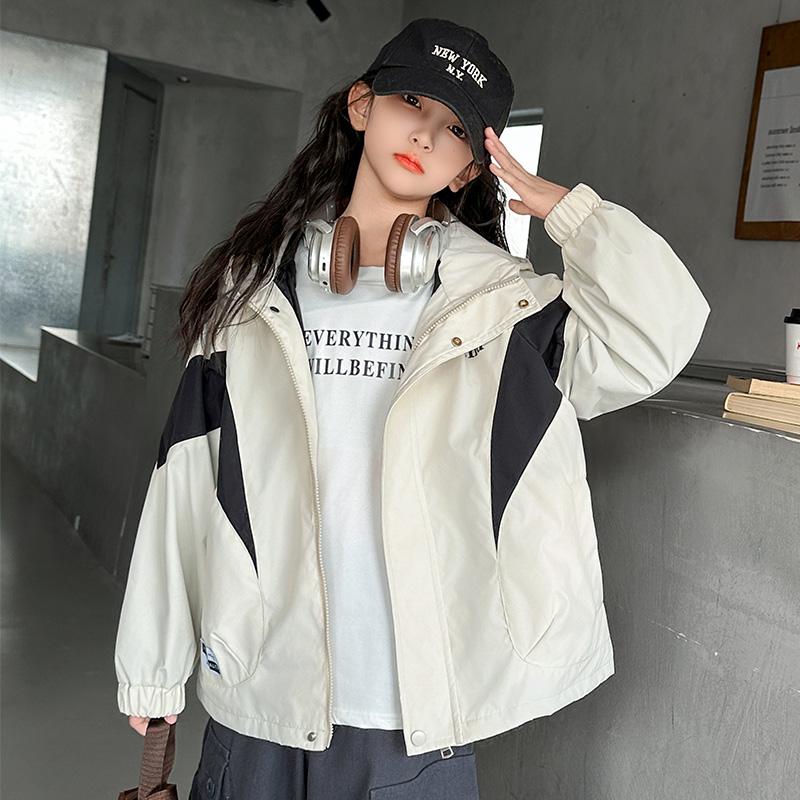 Girls' Outerwear, Autumn Children's Submachine Jacket 2026 New Style, This Year's Popular and Explosive Early Autumn Lightweight Girls' Top